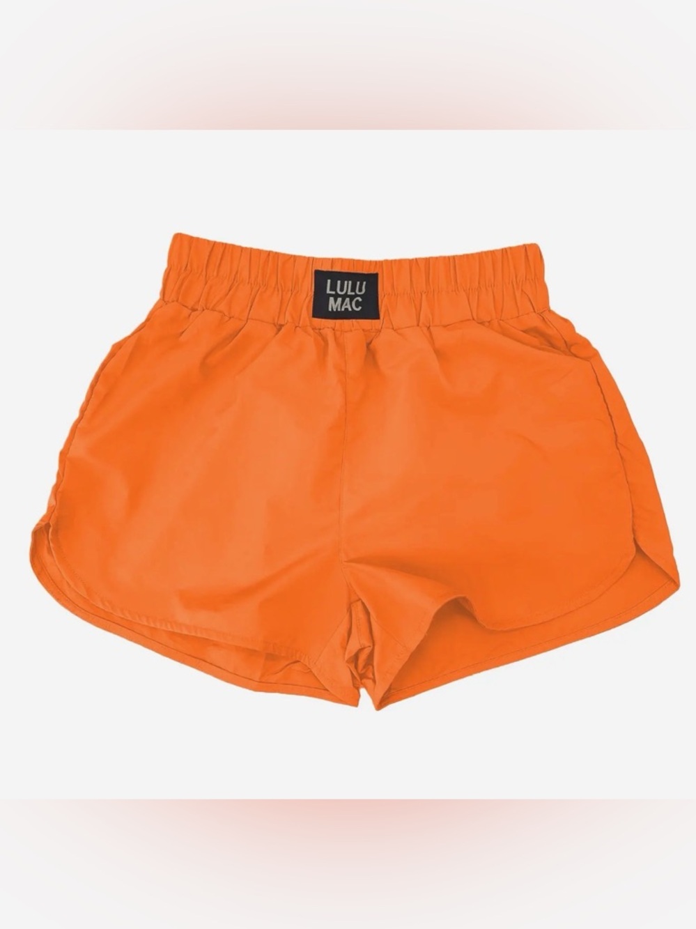 Lulu Mac Orange DD Athletic Shorts